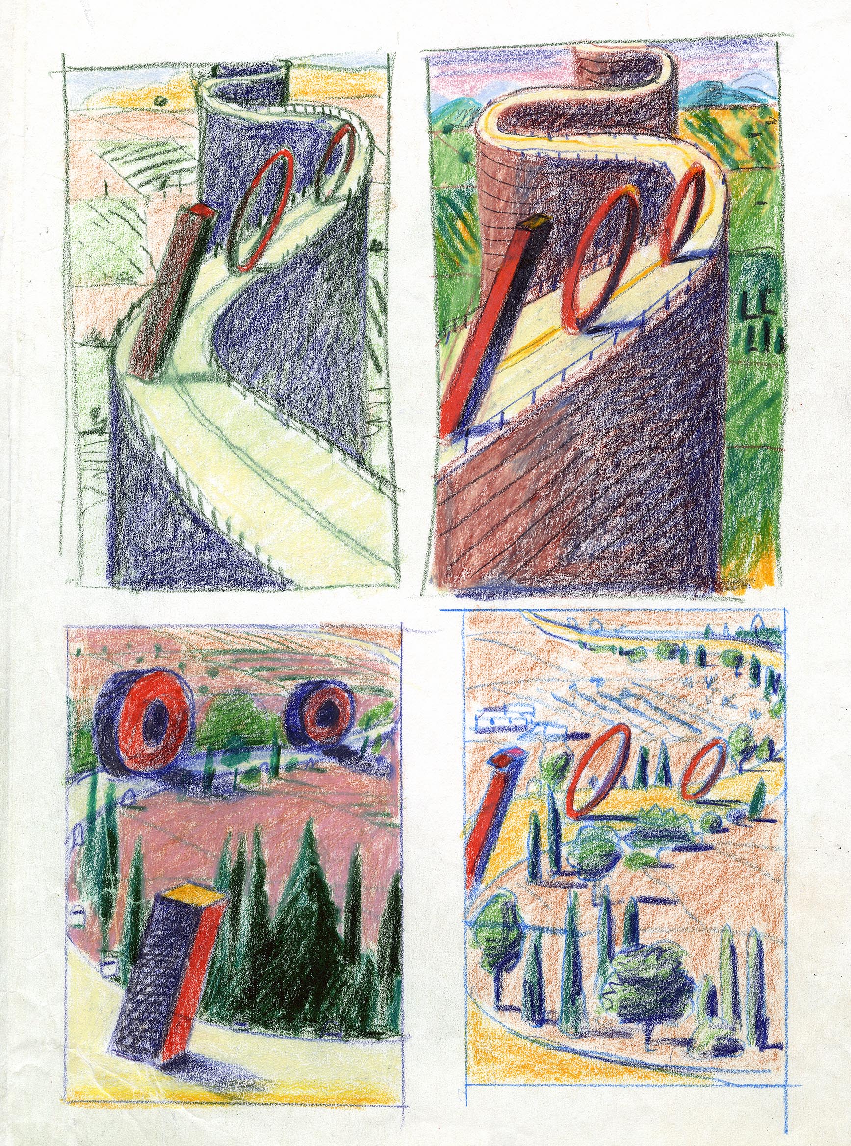 four poster sketches